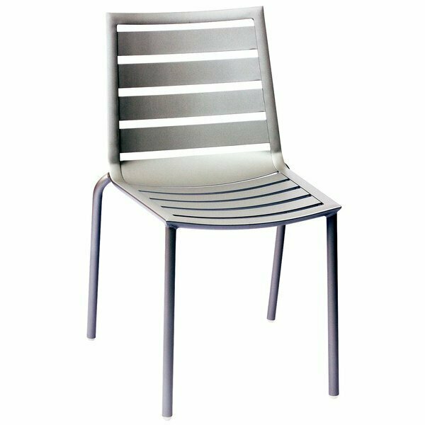 Bfm Seating South Beach Outdoor / Indoor Stackable Aluminum Side Chair 163DV450TS